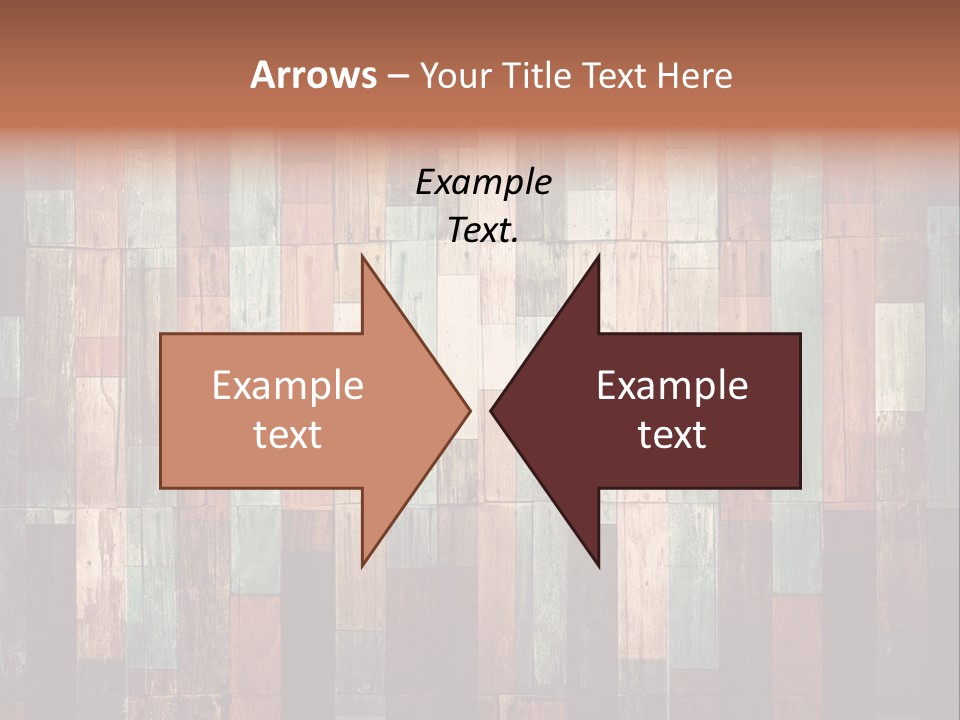 Multicolored Boards PowerPoint Template