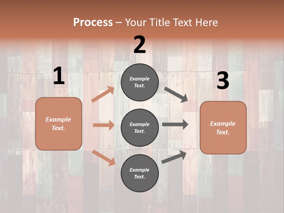 Multicolored Boards PowerPoint Template