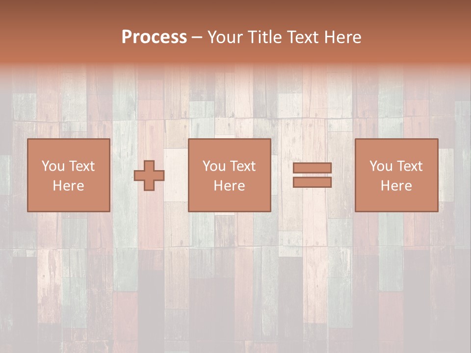 Multicolored Boards PowerPoint Template