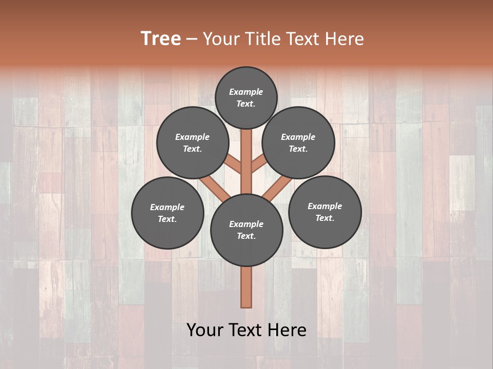 Multicolored Boards PowerPoint Template