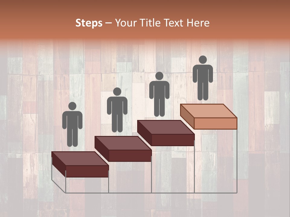 Multicolored Boards PowerPoint Template