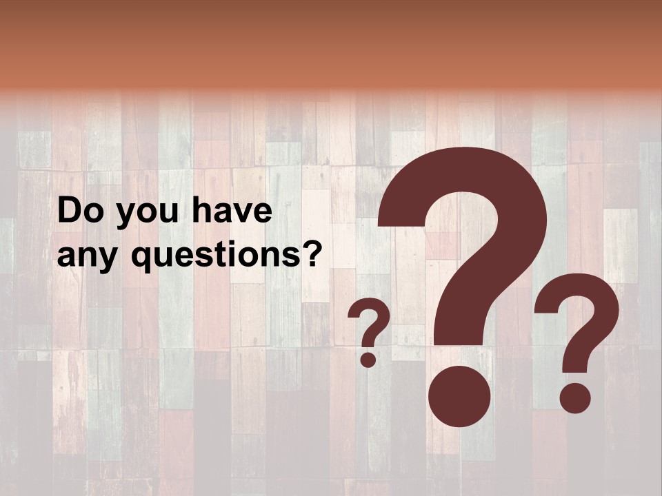 Multicolored Boards PowerPoint Template