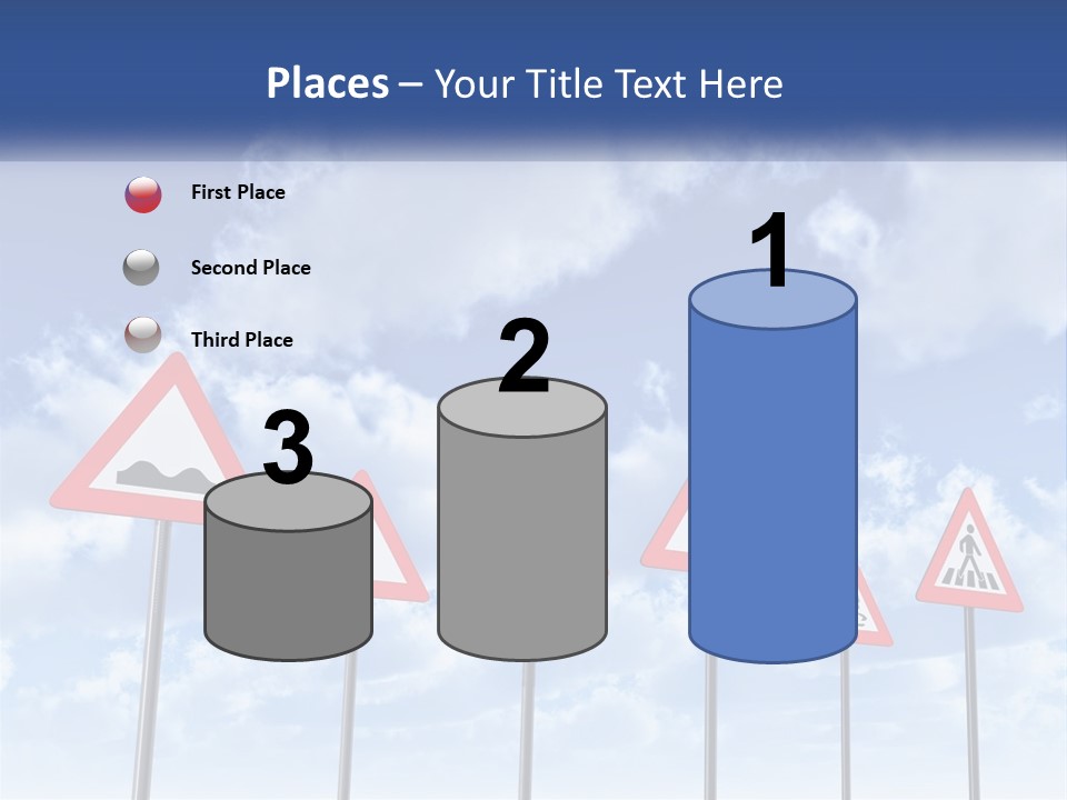 Road Warning Signs PowerPoint Template