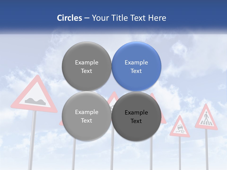 Road Warning Signs PowerPoint Template