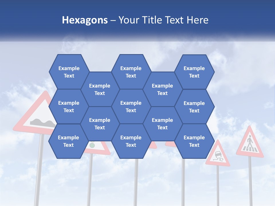 Road Warning Signs PowerPoint Template