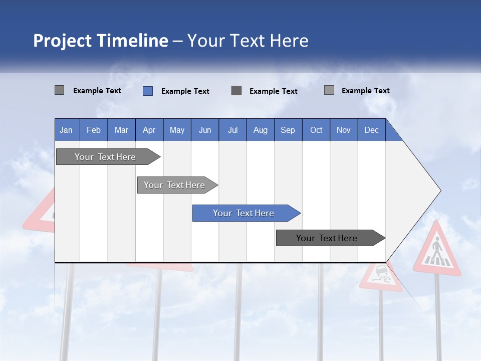 Road Warning Signs PowerPoint Template