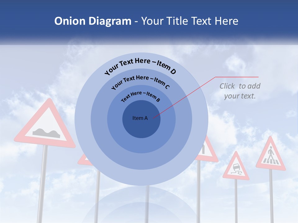 Road Warning Signs PowerPoint Template