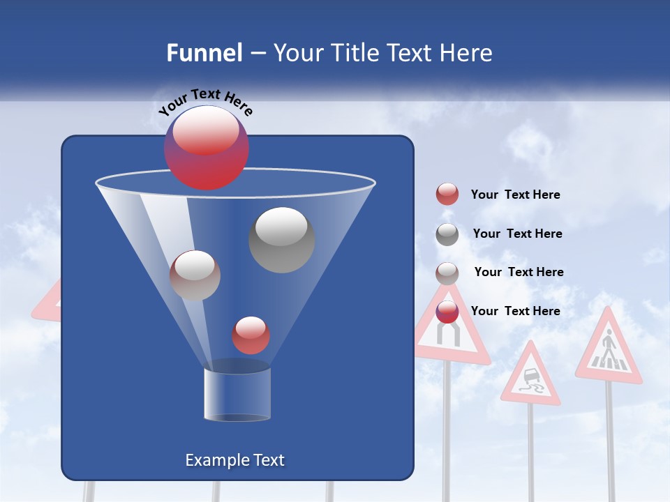 Road Warning Signs PowerPoint Template