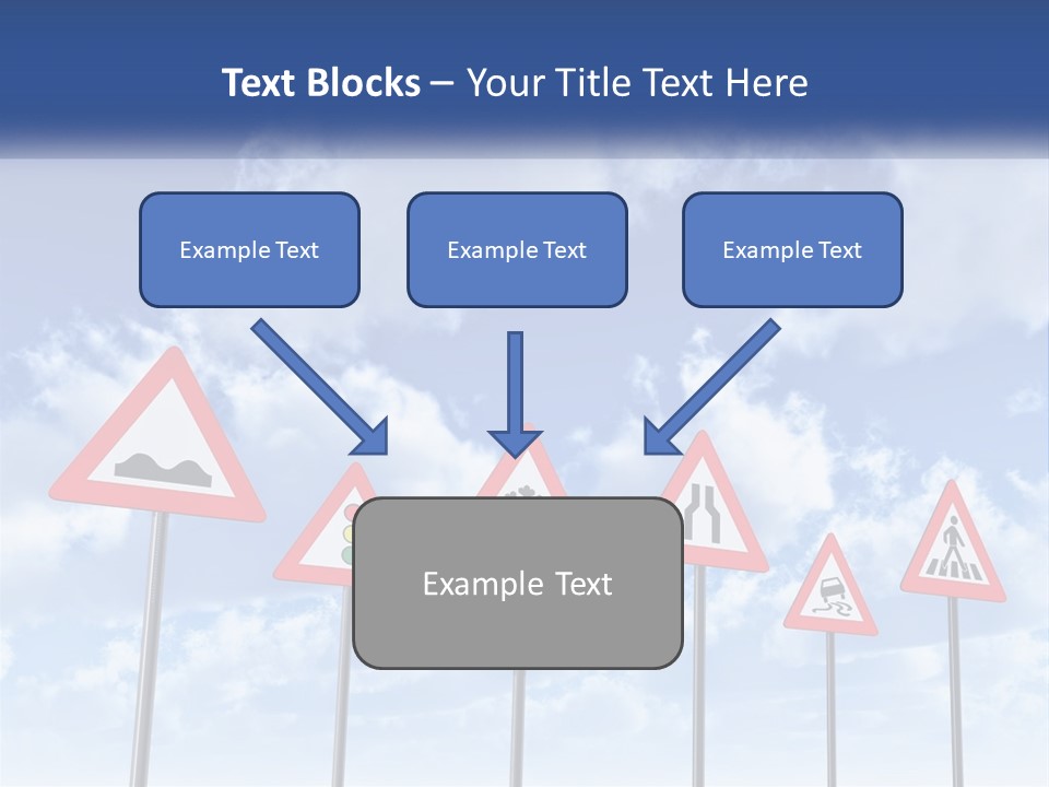 Road Warning Signs PowerPoint Template