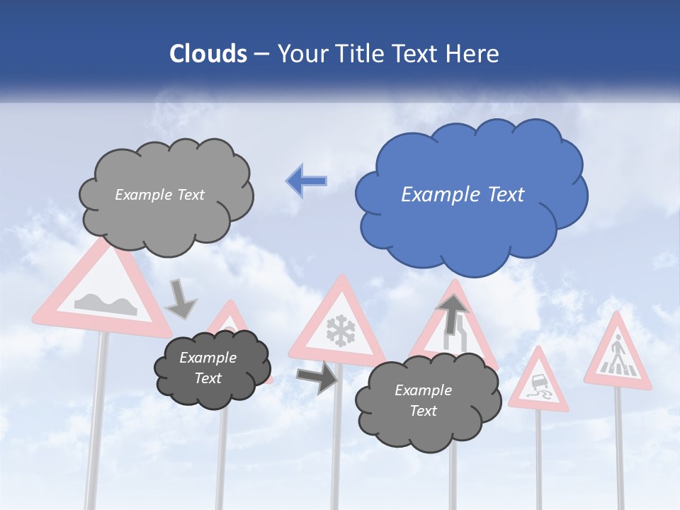 Road Warning Signs PowerPoint Template