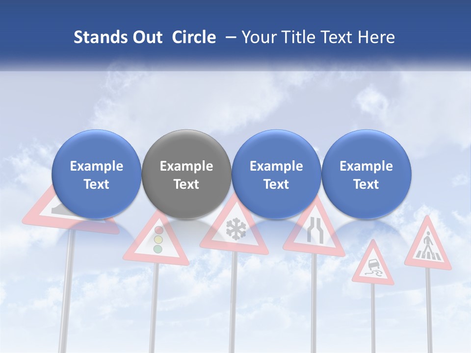 Road Warning Signs PowerPoint Template