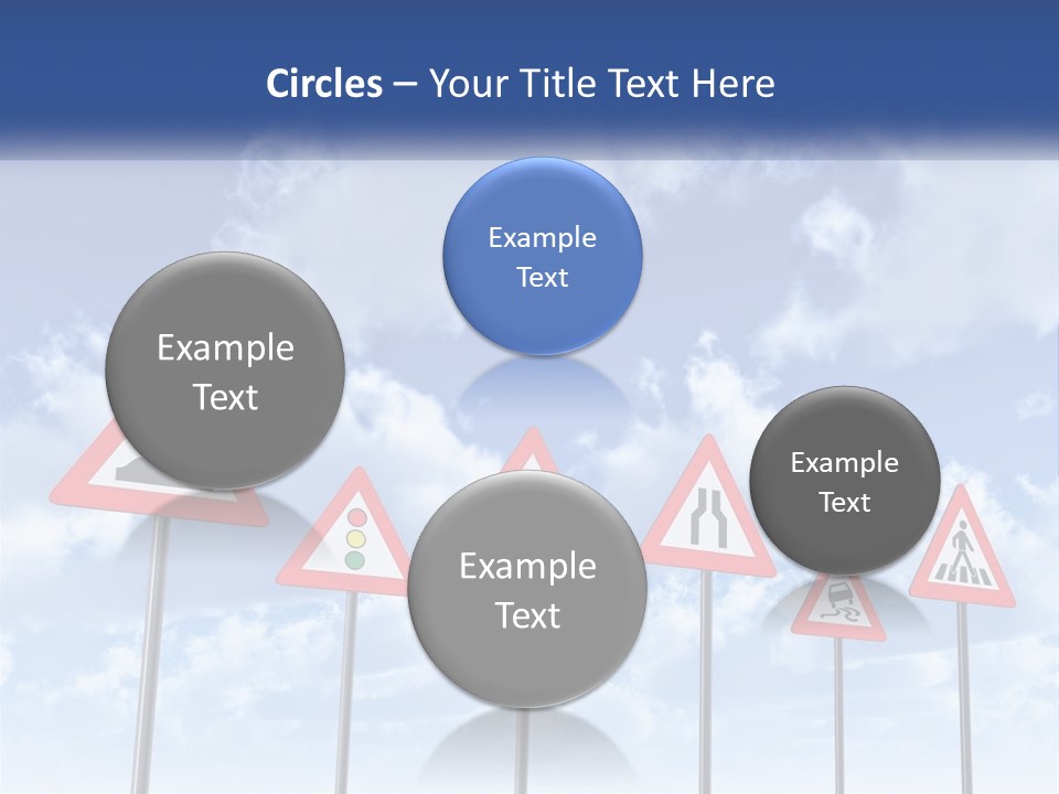 Road Warning Signs PowerPoint Template