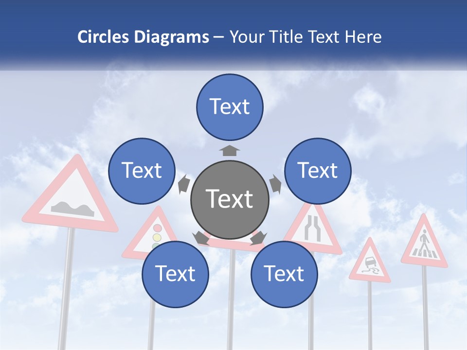 Road Warning Signs PowerPoint Template
