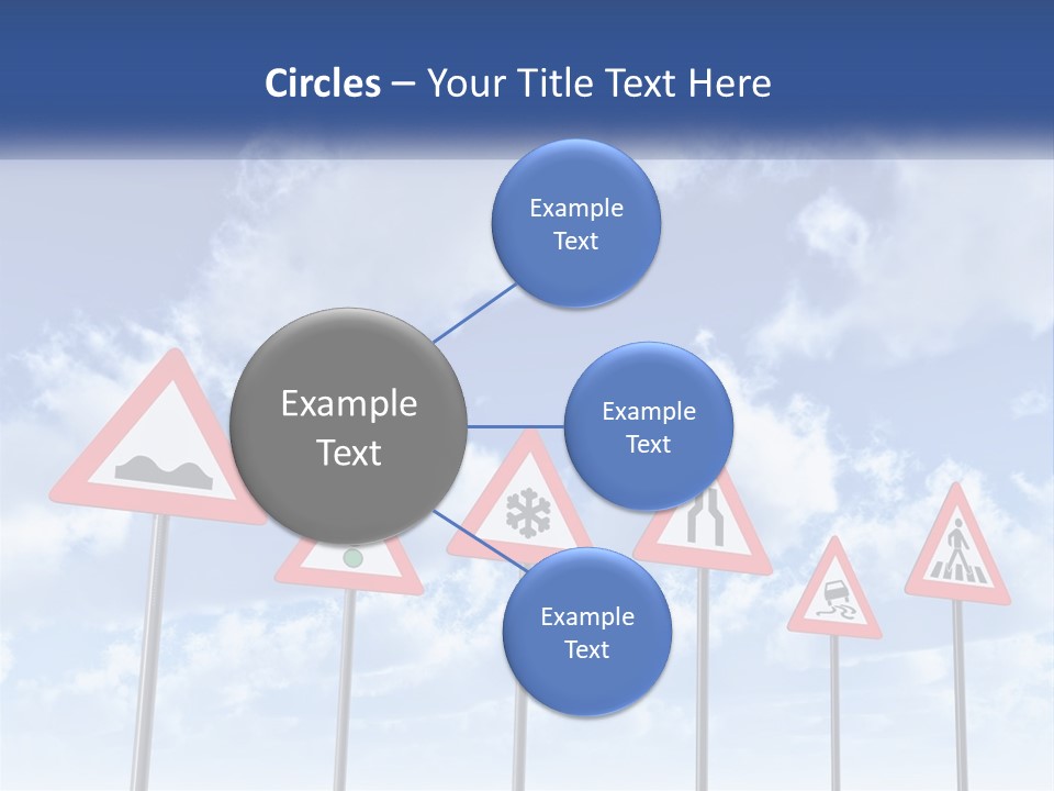 Road Warning Signs PowerPoint Template