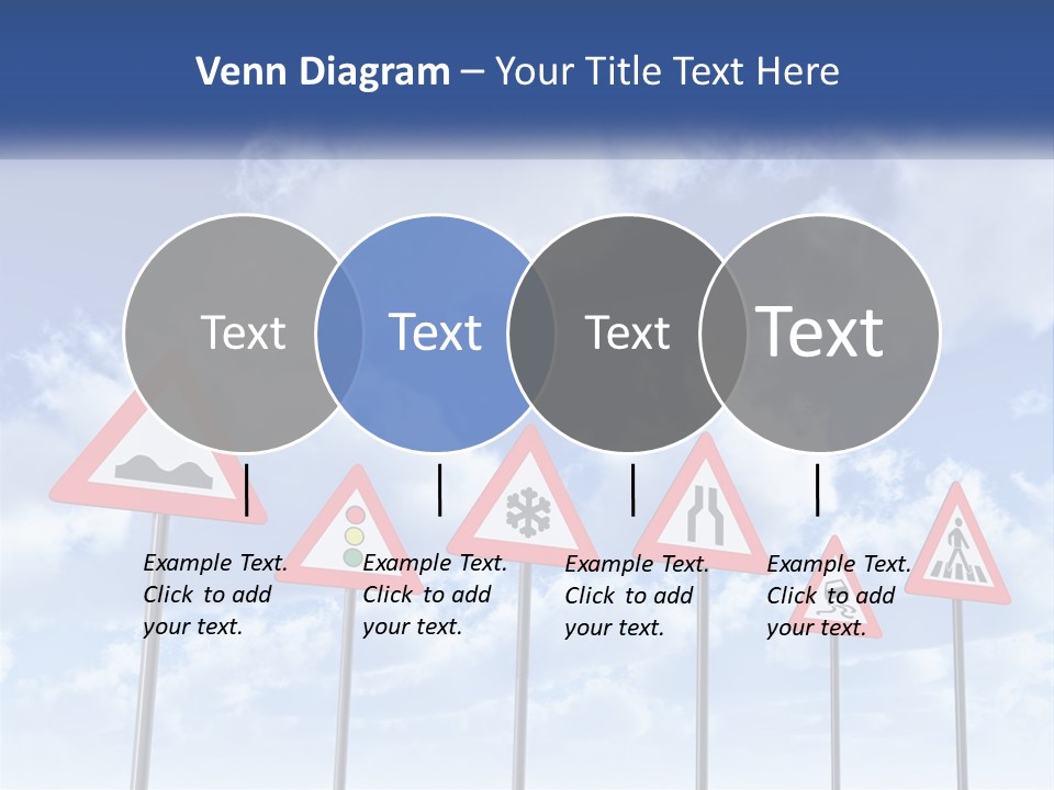 Road Warning Signs PowerPoint Template