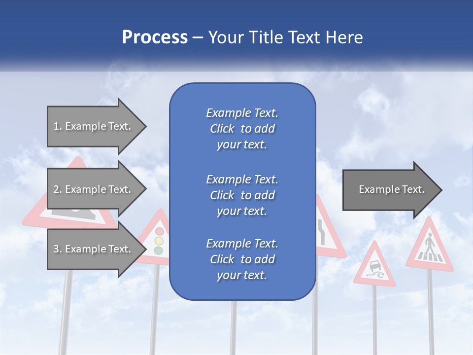 Road Warning Signs PowerPoint Template