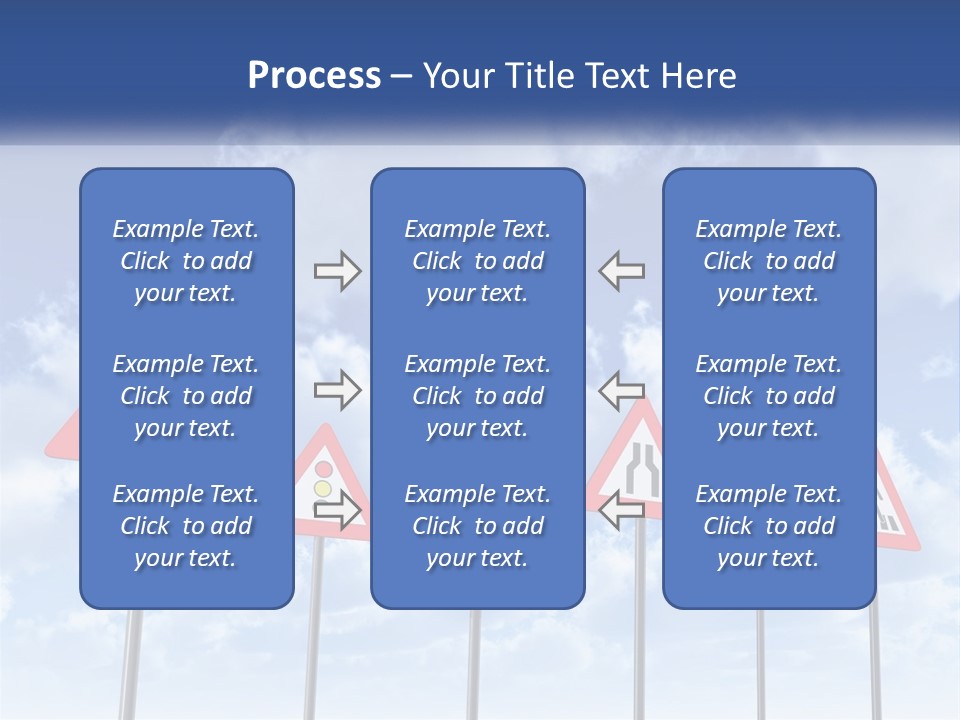 Road Warning Signs PowerPoint Template