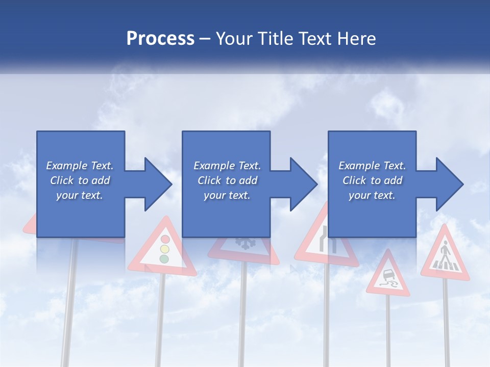 Road Warning Signs PowerPoint Template