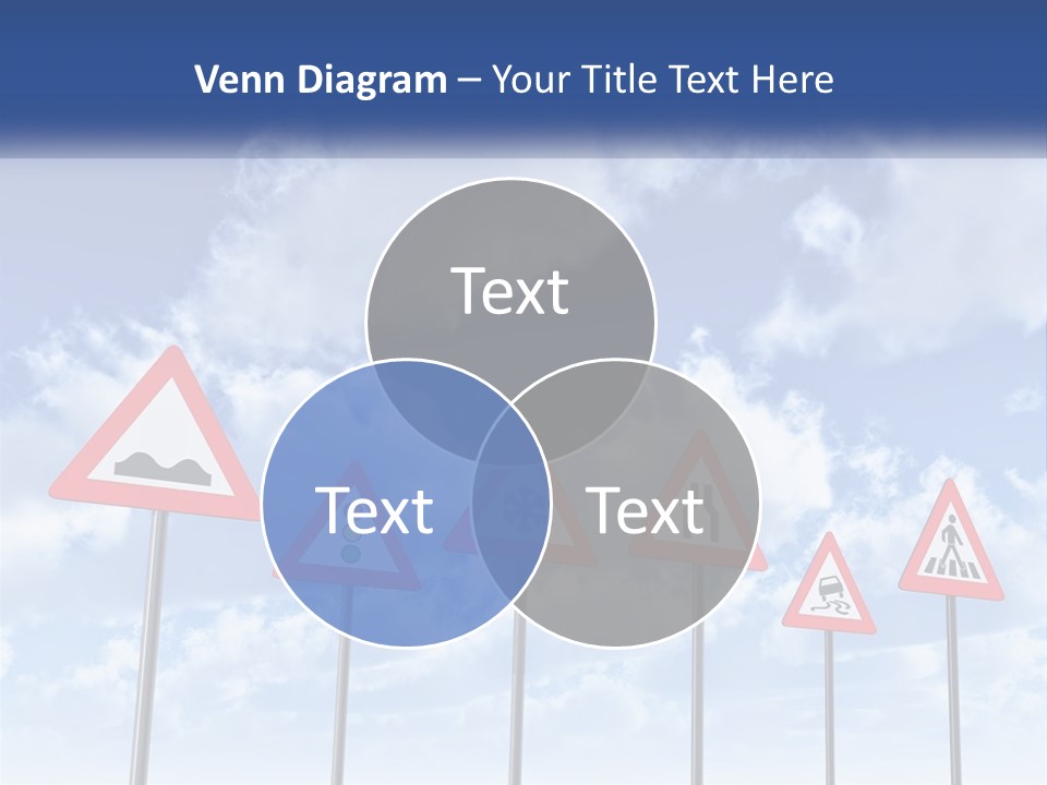 Road Warning Signs PowerPoint Template