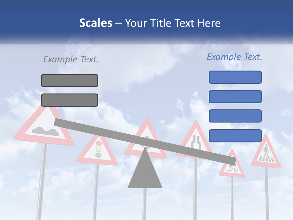 Road Warning Signs PowerPoint Template