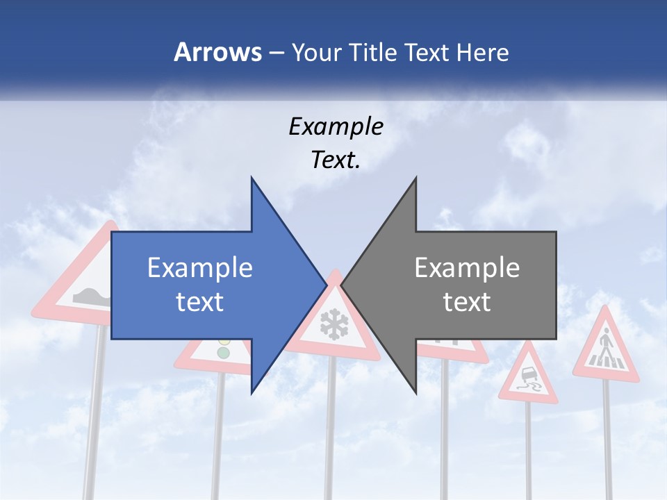 Road Warning Signs PowerPoint Template