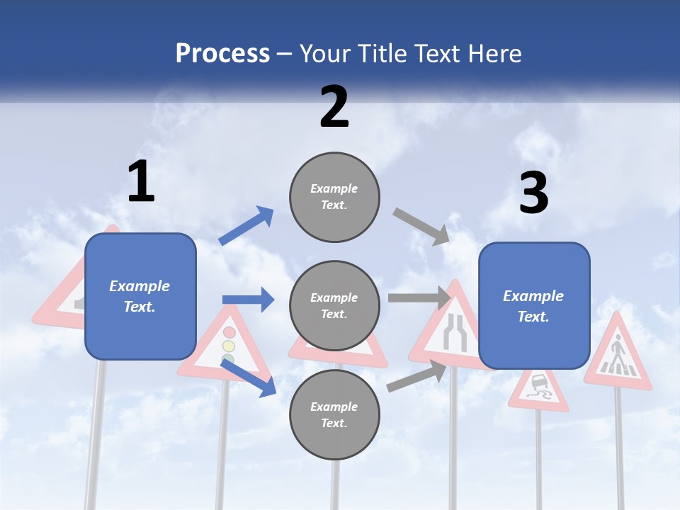 Road Warning Signs PowerPoint Template
