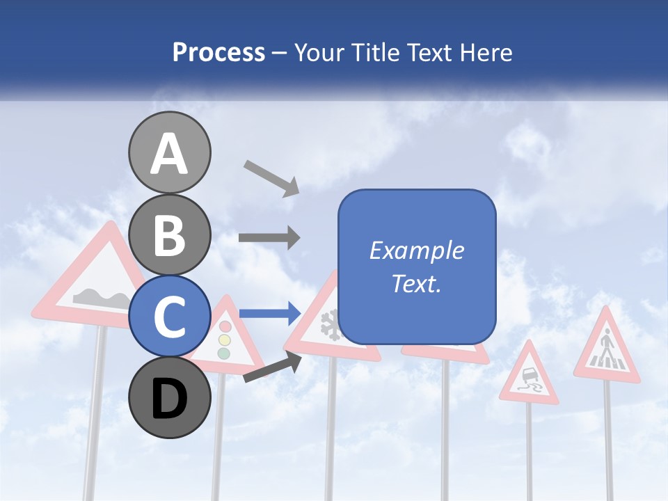 Road Warning Signs PowerPoint Template