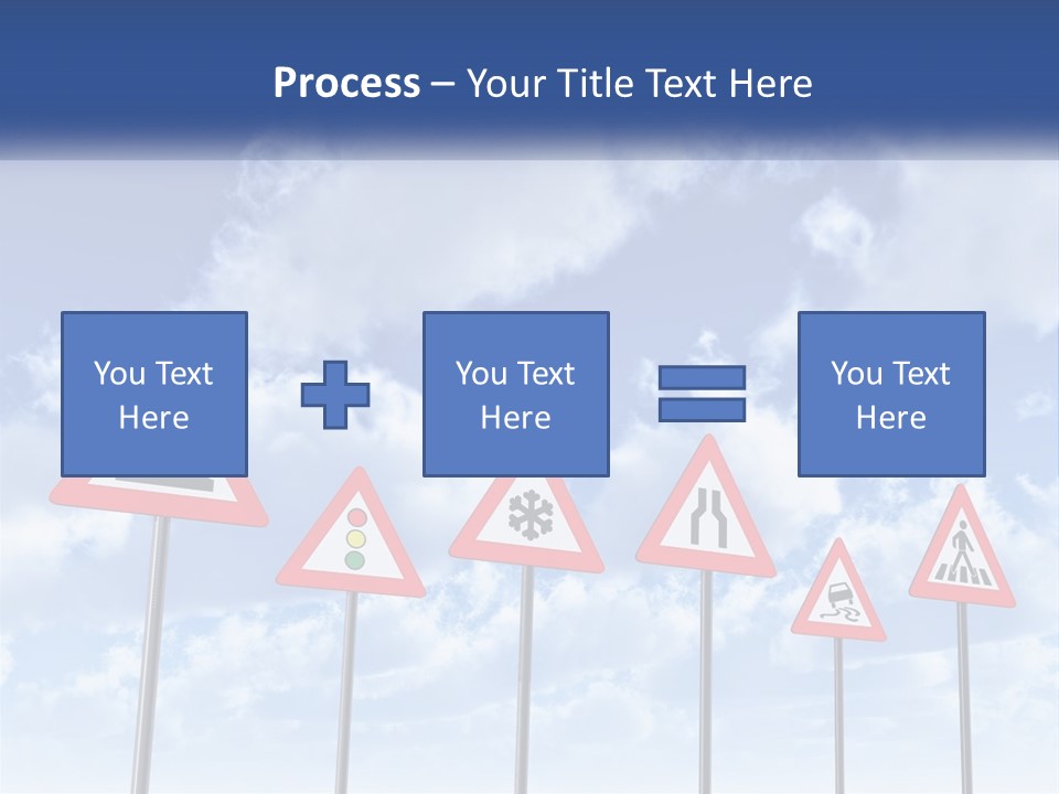 Road Warning Signs PowerPoint Template