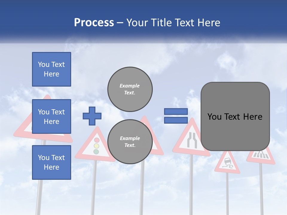 Road Warning Signs PowerPoint Template