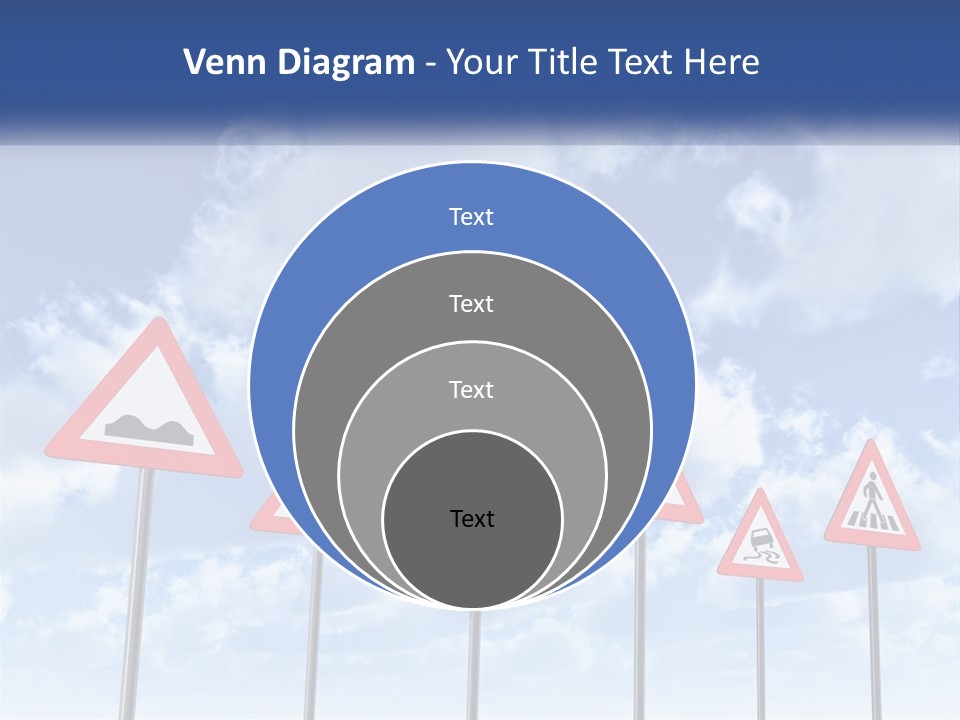 Road Warning Signs PowerPoint Template
