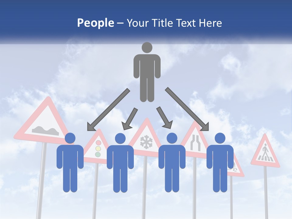 Road Warning Signs PowerPoint Template