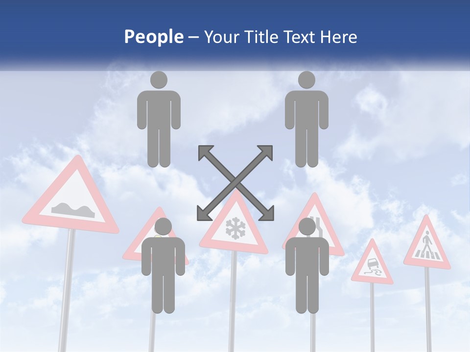 Road Warning Signs PowerPoint Template