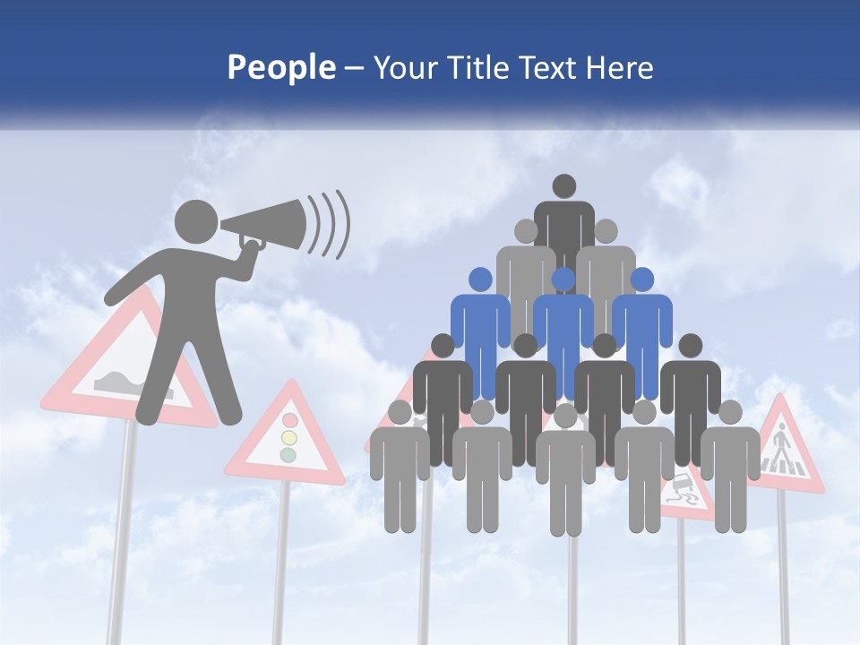 Road Warning Signs PowerPoint Template