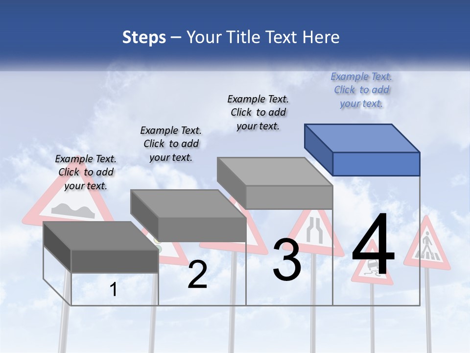 Road Warning Signs PowerPoint Template