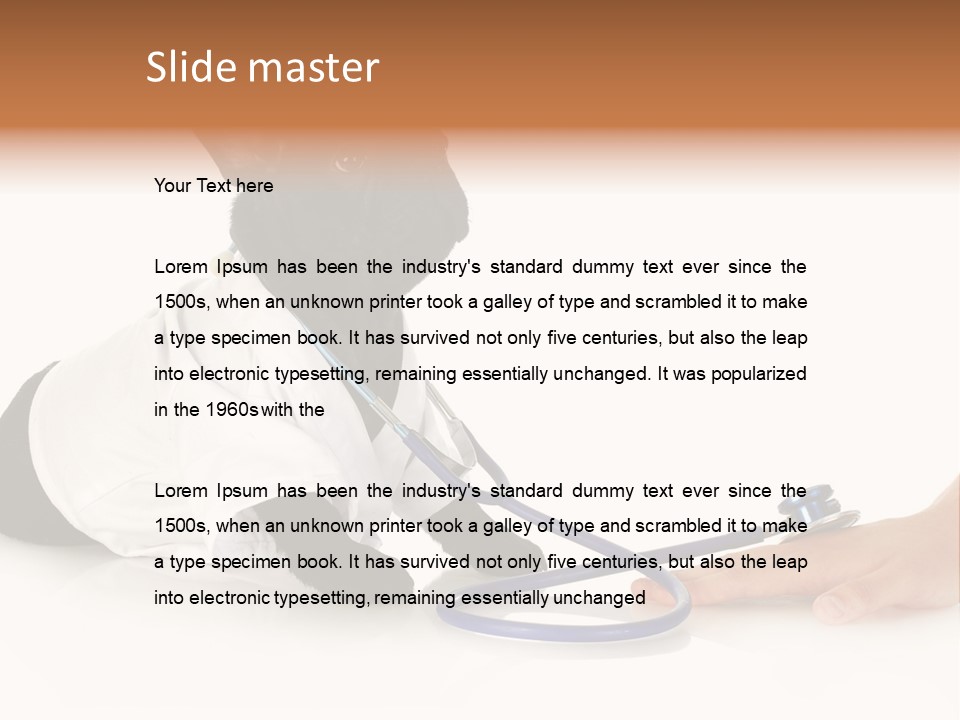 Pug In A Doctor's Suit PowerPoint Template