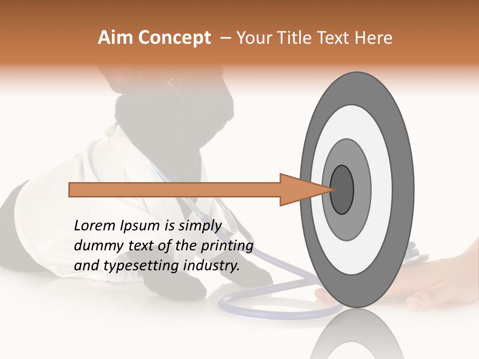 Pug In A Doctor's Suit PowerPoint Template