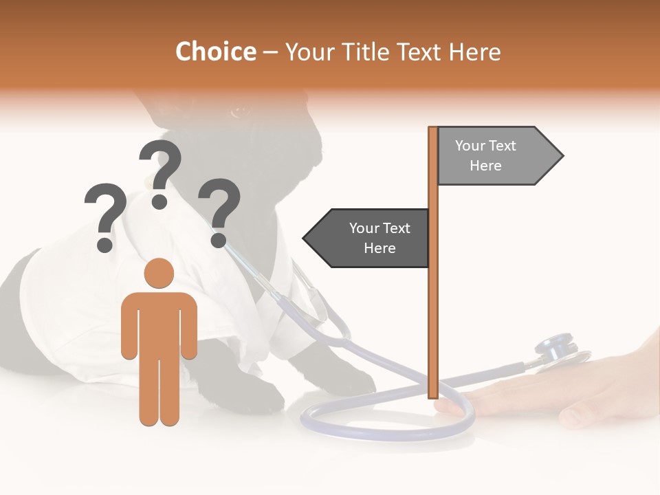 Pug In A Doctor's Suit PowerPoint Template