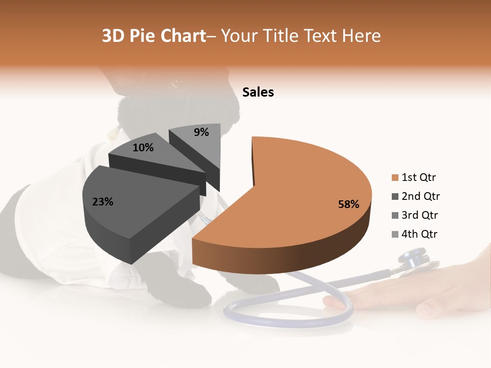 Pug In A Doctor's Suit PowerPoint Template