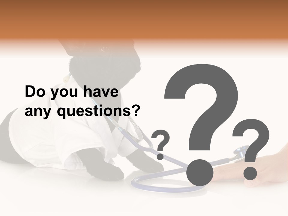 Pug In A Doctor's Suit PowerPoint Template