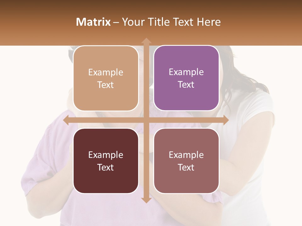 Mom And Daughter PowerPoint Template