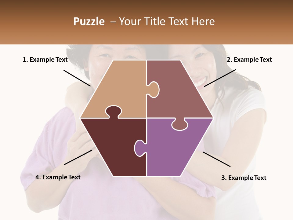 Mom And Daughter PowerPoint Template