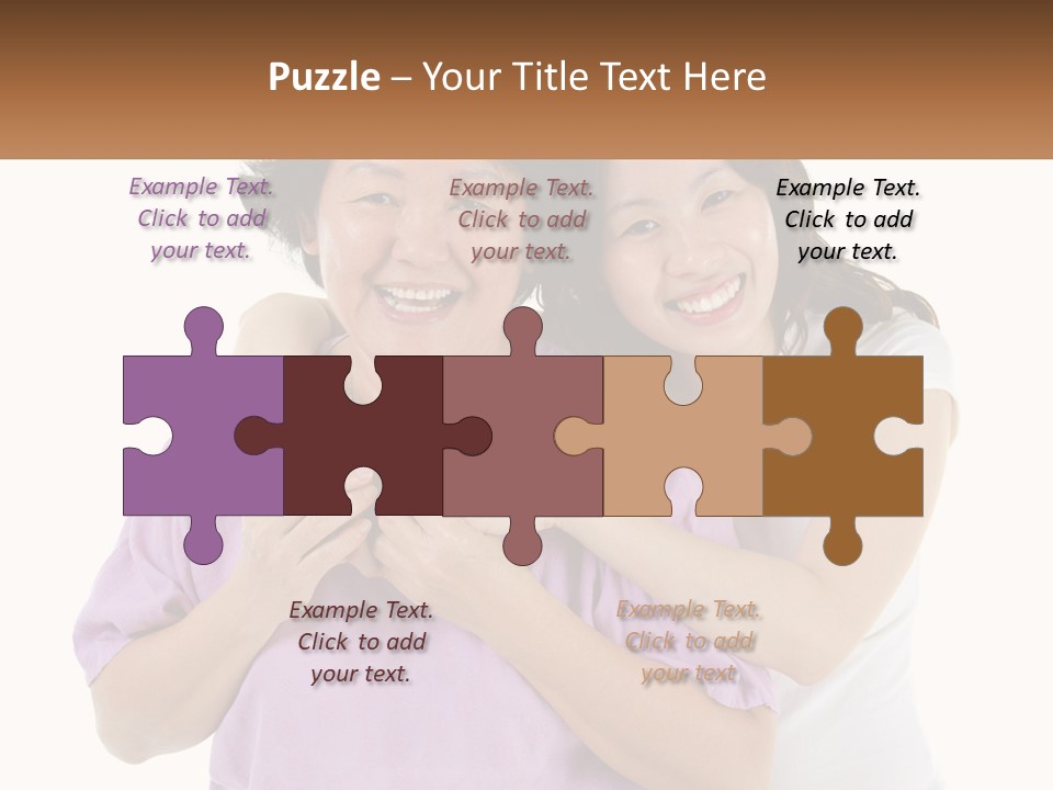 Mom And Daughter PowerPoint Template
