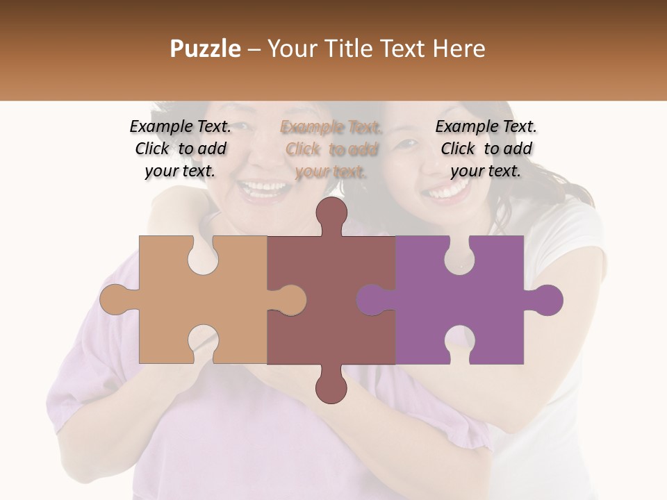 Mom And Daughter PowerPoint Template