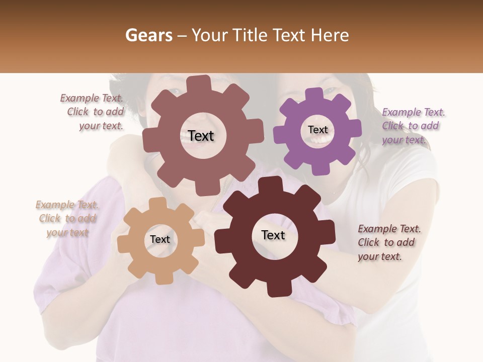 Mom And Daughter PowerPoint Template