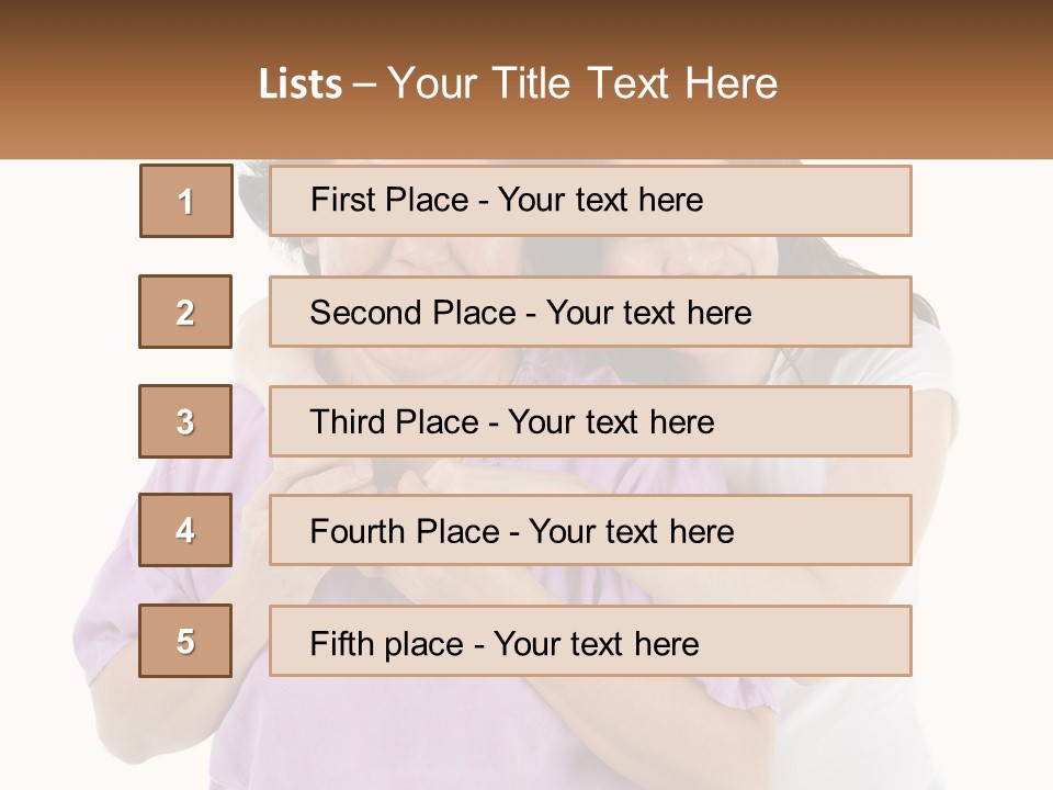 Mom And Daughter PowerPoint Template