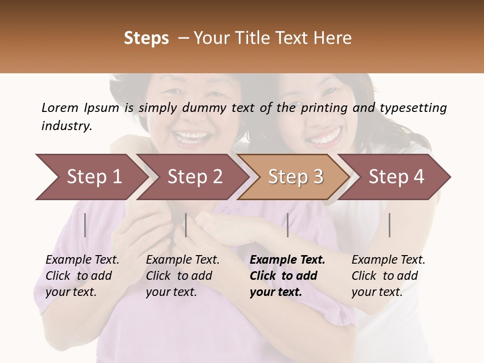 Mom And Daughter PowerPoint Template
