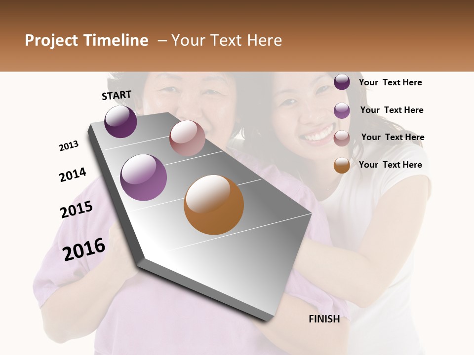 Mom And Daughter PowerPoint Template