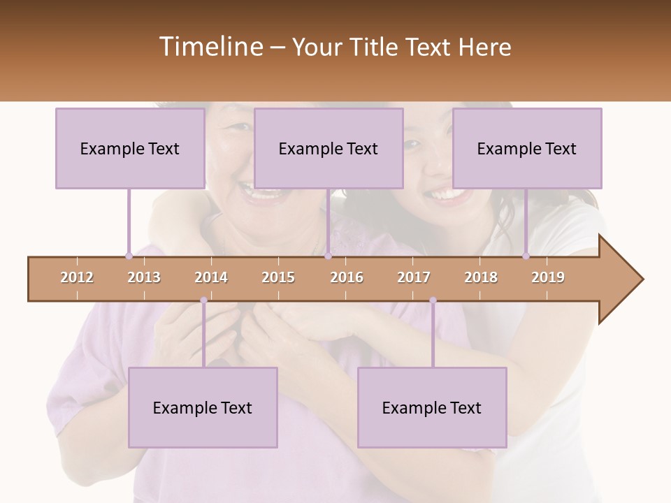 Mom And Daughter PowerPoint Template