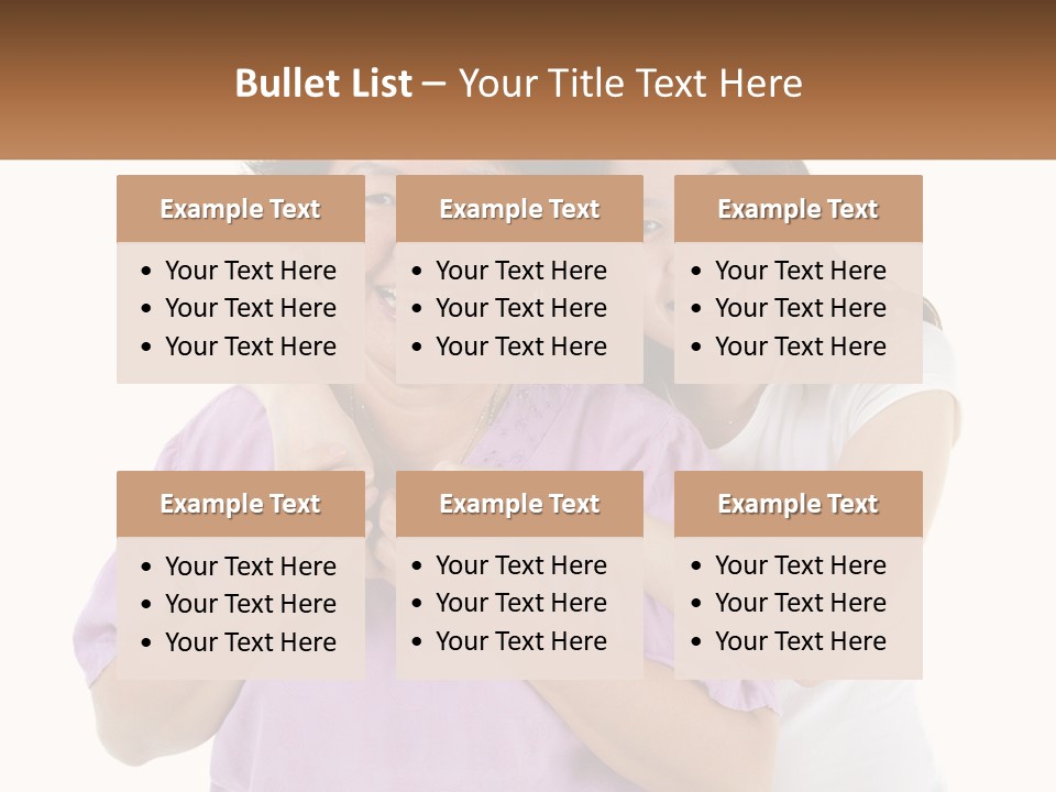 Mom And Daughter PowerPoint Template