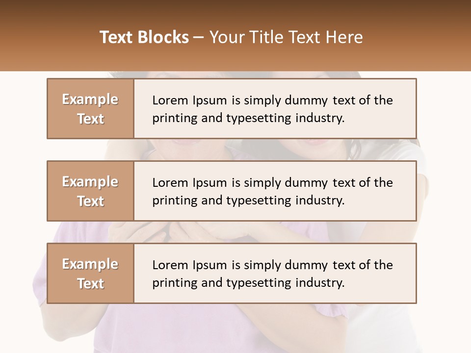 Mom And Daughter PowerPoint Template
